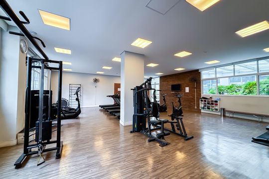 Comprar apartamento em Pinheiros com 3 quartos e varanda gourmet. — Área comum