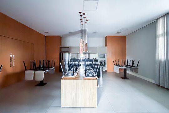 Comprar apartamento em Pinheiros com 3 quartos e varanda gourmet. — Área comum