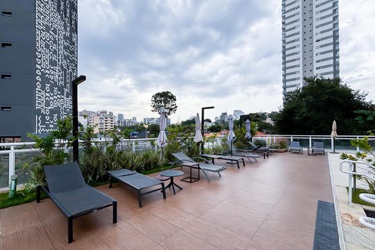 Comprar apartamento em Pinheiros com 3 quartos e varanda gourmet. — Área comum
