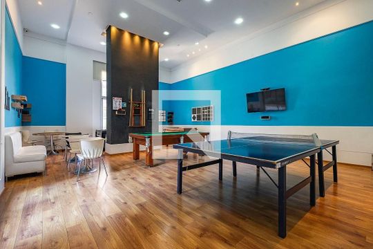 Comprar apartamento mobiliado na Vila Mariana com 3 quartos, varanda e piscina no condomínio. — Salão de Jogos